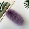 Portachiavi Ciondolo Coda di Pelliccia di Volpe Sintetica - Accessorio per Borsa in Peluche