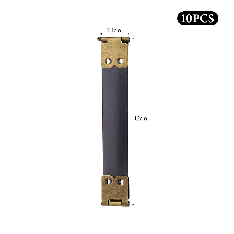 Lotto da 10 Pezzi Telaio Interno Flessibile in Metallo per Portamonete Chiusura a Bacio Automatico Accessori Borsa Fai da Te 8-12cm Clip Metallica Flessibile per Portamonete Portafoglio