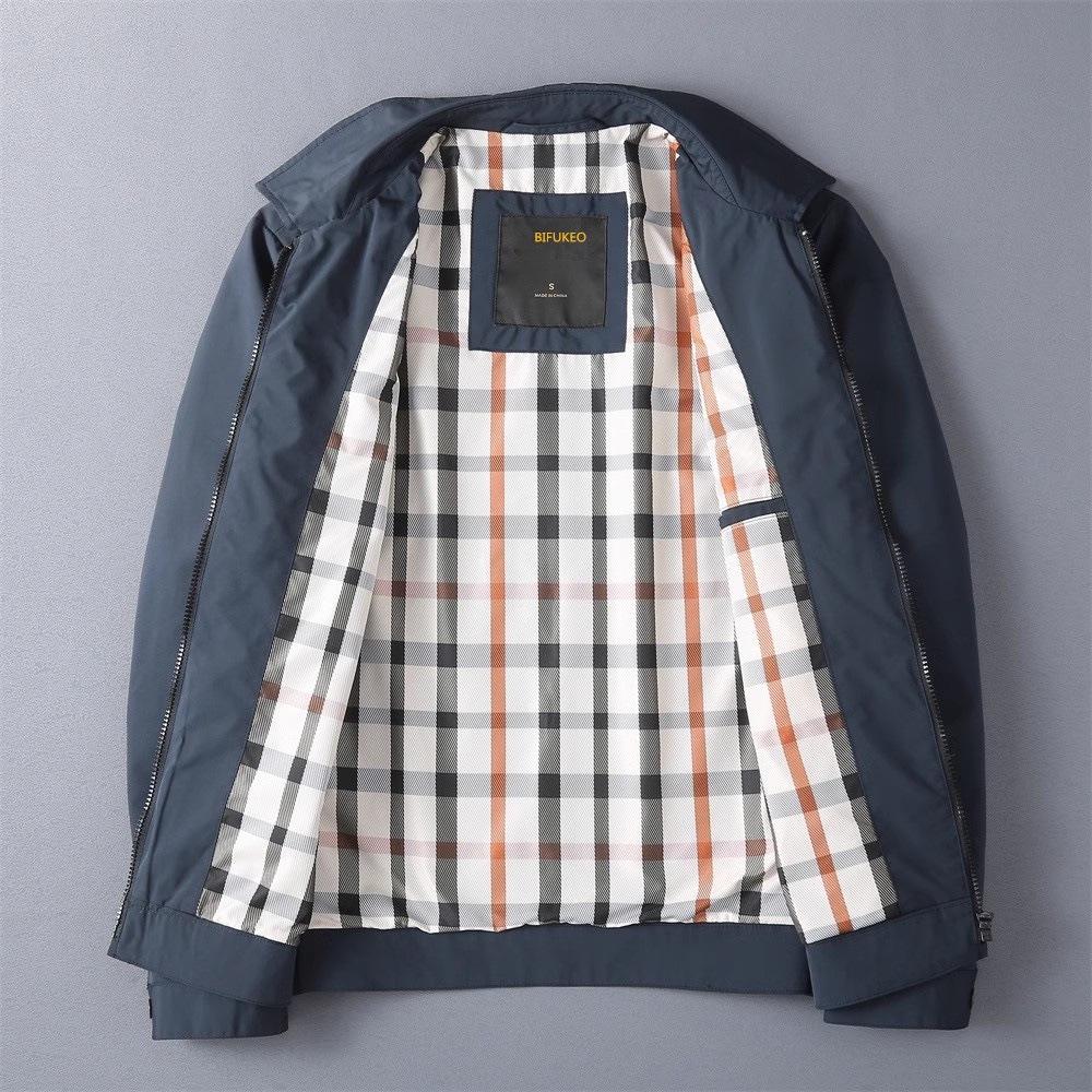 Spring and Autumn New Men's Clothing Middle-aged and Young High-end Men's Lapel Casual Jacket