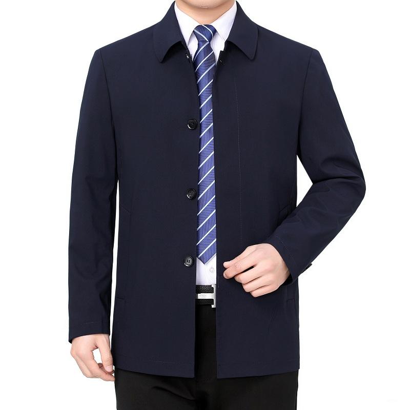 

Мужские куртки, куртки для папы, лацканы курток, повседневные деловые куртки-ветровки на весну и осень 195