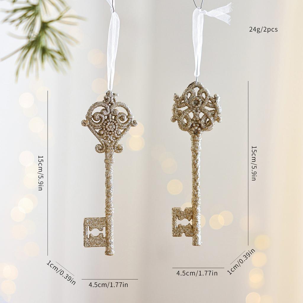 Christmas Bow Ornament Sparkling White Christmas Bell Christmas Star Ornament Festive For Party Decoration Holiday Celebration