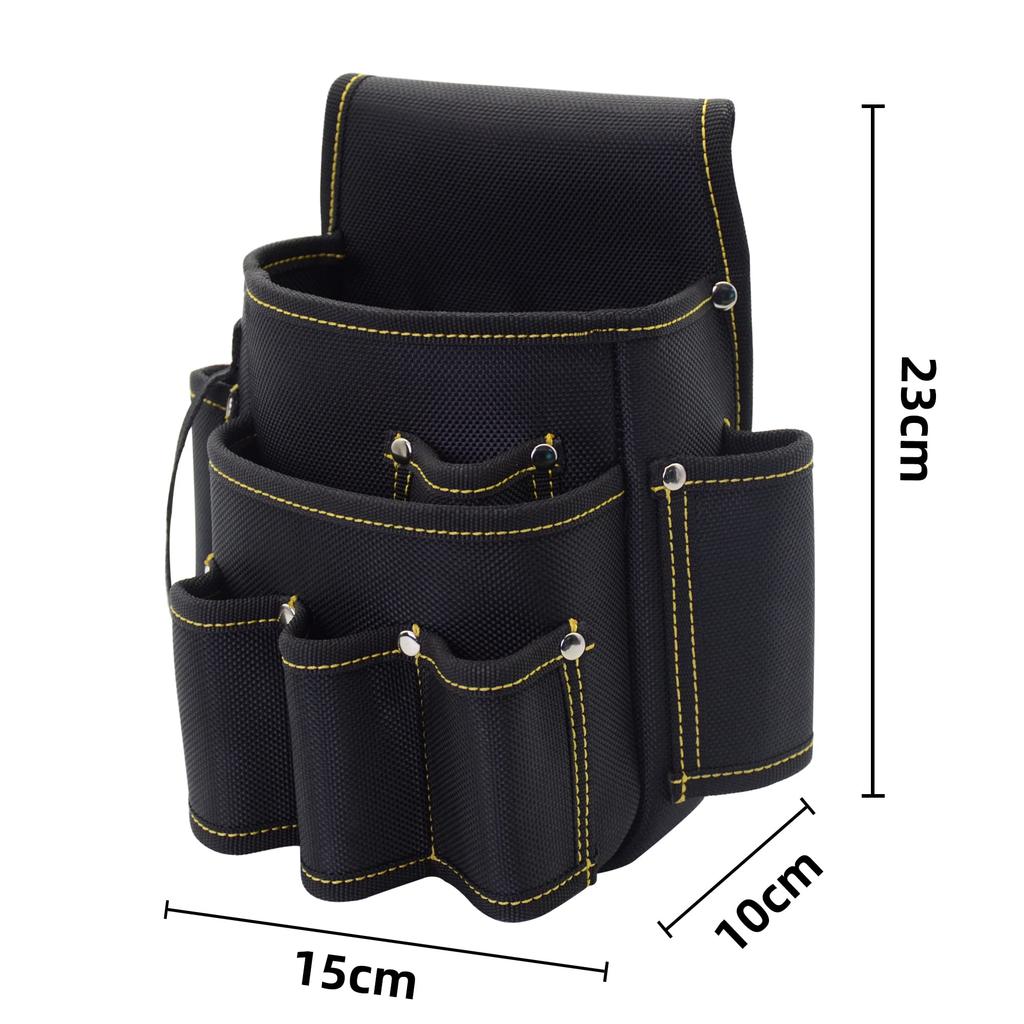 Yumeen Waist Nail Frame Work Tool Nail Temporary Lightweight Waist Tool Small Item Tool Holder Waist Bag for Electricians and Carpenters Bag, Pouch,