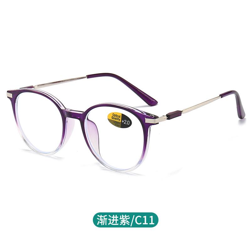Fashion Anti Blue Light Reading Glasses For Women Men Round Reading Glasses Presbyopic Eyeglasses Vision +0~+4.0 Eyewear