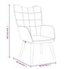 VidaXL Relaxation Chair and Stool Armchair with Footrest Living Room Chair Home Interior 327938