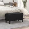 349391 vidaXL Bench Black 70x35x41 Cm Faux Leather