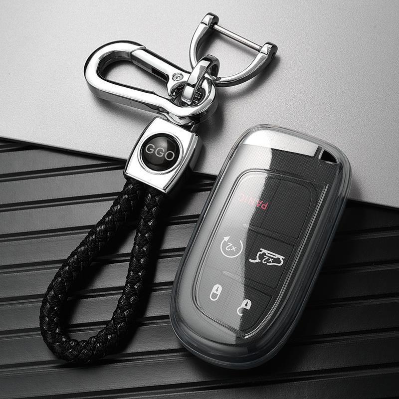 Guscio Copri Chiave Compatibile con Jeep Compass, Grand Commander, Cherokee, Renegade