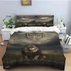 3D Print Black Yellow Beitar J-Jerusalem Duvet Cover Pillowcase Football Bedding Set 3piece set Adults Bedroom Duvetcover Sets