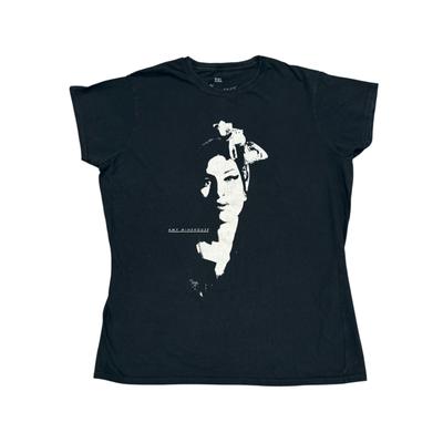 Amy Winehouse Shirt Dames Top Zwart Tour Concert Merch Korte Mouw Band T-shirt Unisex T-shirt
