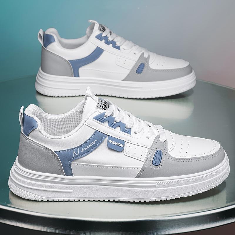 Letní prodyšné ploché boty pro muže, Vodotěsné a protiskluzové pracovní boty, Pánské ležérní kožené boty a Trendy sportovní boty pro začátečníky