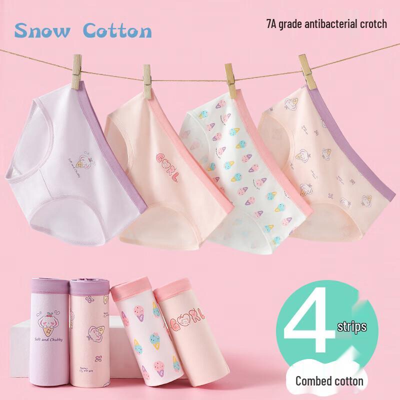 

Хлопковые трусики для девочек Snow Cotton с антибактериальным эффектом 110