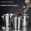Stainless Steel Tiger Head KTV Ice and Champagne Bucket for Bars