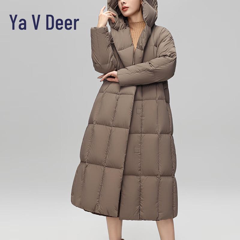 Yalu RS Women's Long Warm Hooded Down Jacket