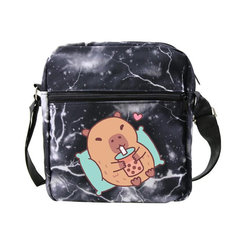 Fashion Versatile Children'S Portable Shoulder Bag Printed Trend Multifunctional Oblique Span Bag