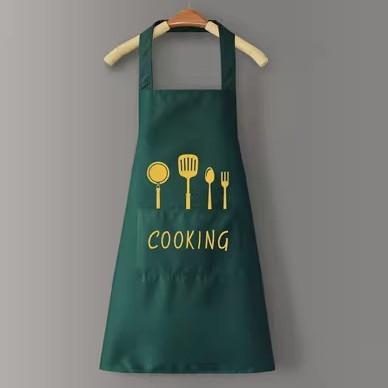 Apron for Home Kitchen, Waterproof and Oil-proof, for Adults, Suitable for Cooking, Work, Baking, and Housework
