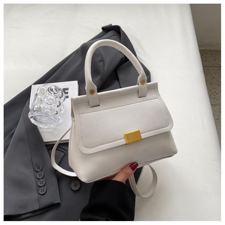 

Популярна цього року сумка в корейському стилі, ретро, ​​ручна сумка 2024, нова повсякденна текстура, велика місткість, високоякісна сумка-мессенджер білий