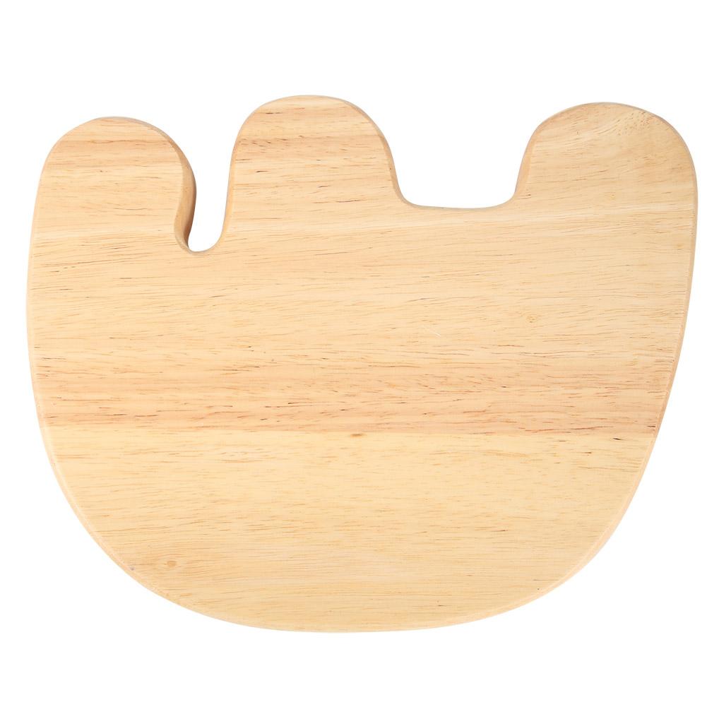 Cute Elephant Shape Wooden Kid Plate Divided Dish Animal Serving Tray for Home Kitchen Decoration
