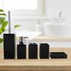 5 Pieces Bathroom Accessory Set Soap Dish Decor Modern Practical Home Apartment Use
