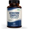 Berberin Complex, a Health Supplement Containing Bitter Melon and Banh Aba Leaves, 60 Capsules, 1 Pack
