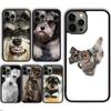 Cute Miniature Schnauzer Puppy Phone Case Cover for iPhone 17 Air 16 16e 15 13 14 11 12 Pro Max Max Plus Coque Fundas Shell