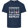Science ExperiUnisext Fail Repeat Chemistry Geek Unisexs Light Cotton TShirt