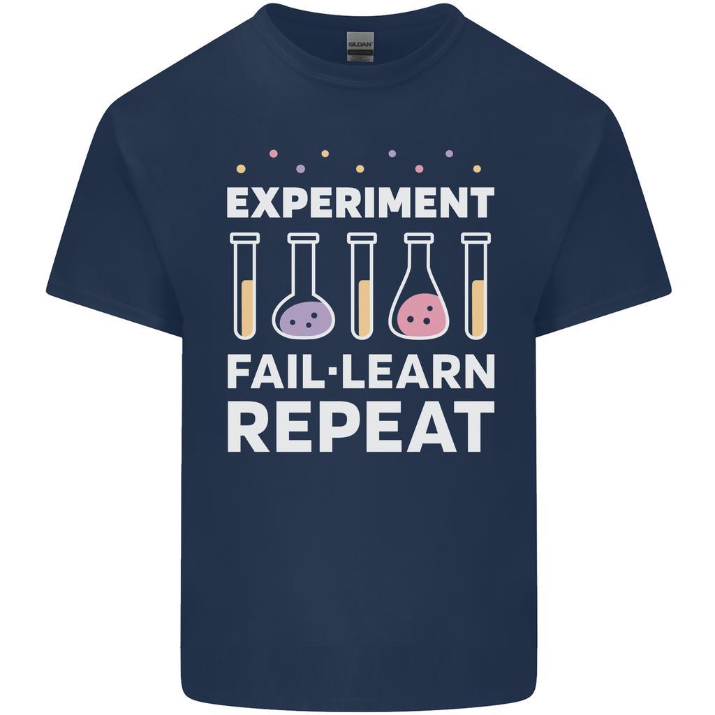 Science ExperiUnisext Fail Repeat Chemistry Geek Unisexs Light Cotton TShirt