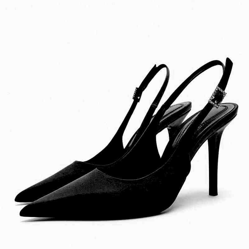 Summer Pointed Toe High Heels Women Sandals Fashion Ankle Strap Party Dress Sandalias Shoes