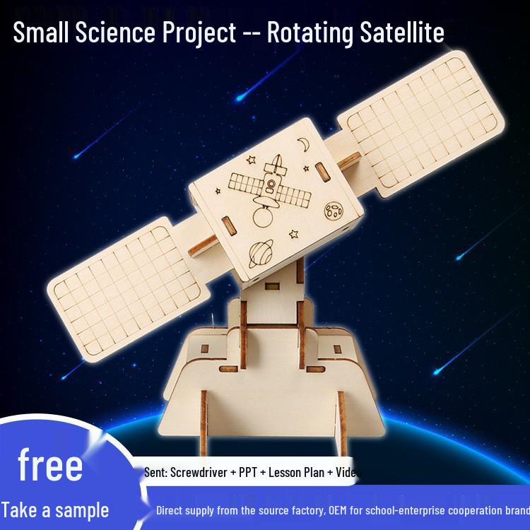 DIY Solar-Powered Electric Satellite Model Kit for Small-Scale Aerospace Science Projects