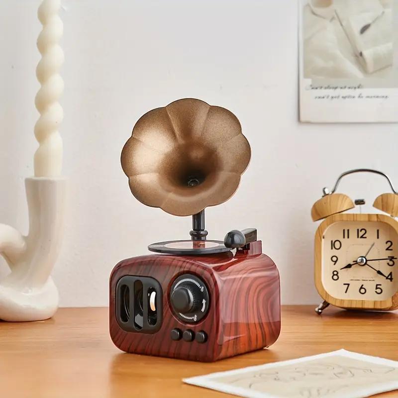 Vintage Gramophone Music Box Home Decoration Photography Props Indoor Artwork Holiday Gift