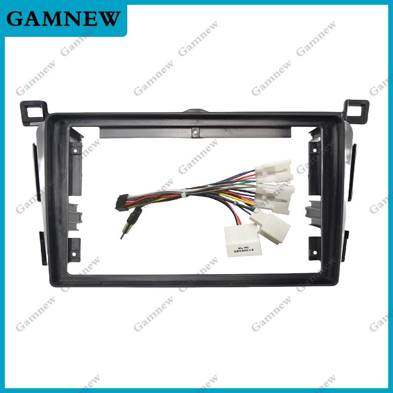 9 Inch Car Radio Fascia Frame 2DIN Install Panel Dashboard For TOYOTA RAV4 2013-2018