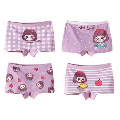 4 Teile/los Cartoon UnterhosenBaby Boxer Kinder Unterwäsche Baumwolle Höschen Calcinhas Infantis 2-9
