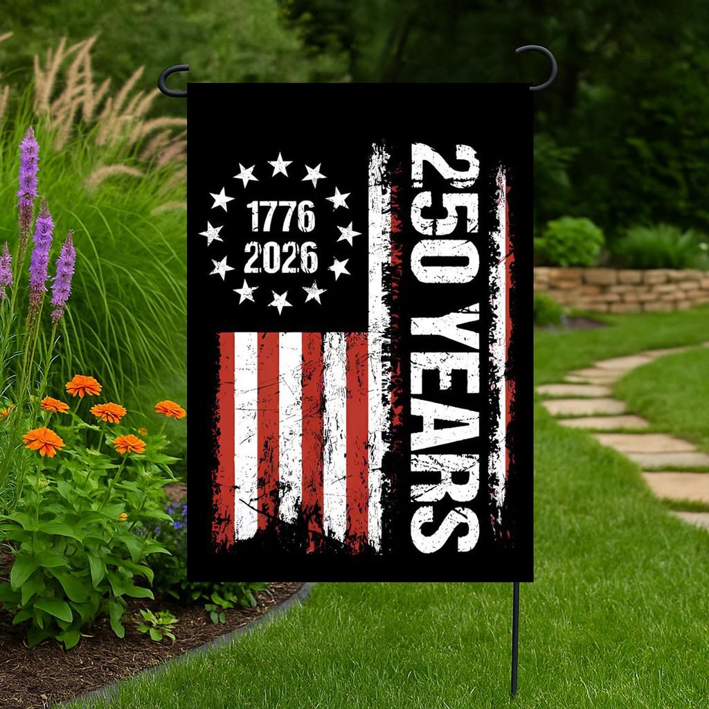 Courtyard Garden Flag Decorative Flag Decorative Yard Flag Decorative Garden Flag For The 0th Anniversary Of The States