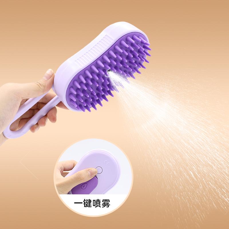 Pet Massage Hair Remover, One-click Removal of Floating Hair, Dog Hair Comb, Spray Comb, Cat Massage Comb