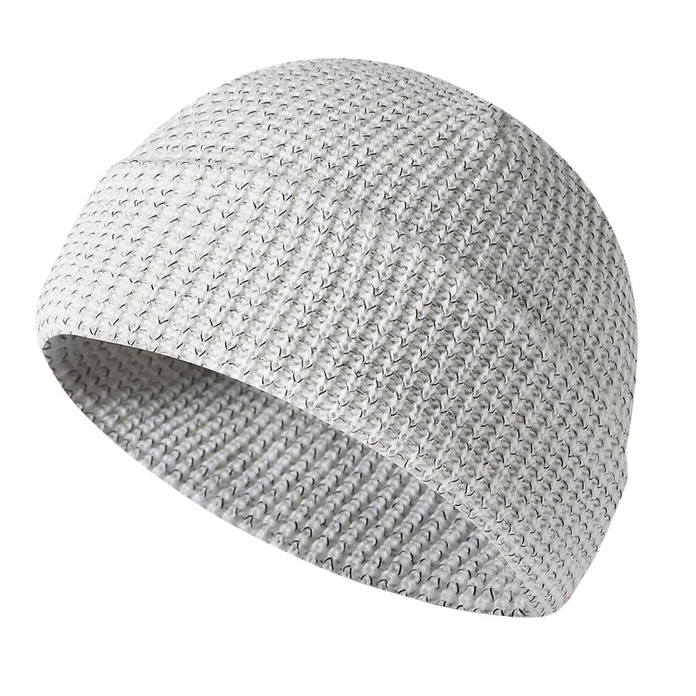Unisex Winter Reflective Beanies High Visibility Noctilucent Reflective Knit Hat Glow In Dark For Winter Night Walks