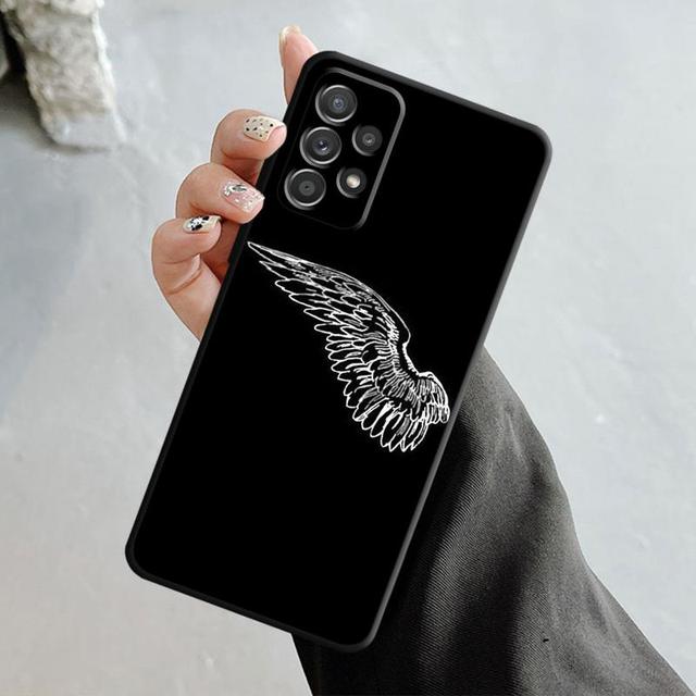 Girl Angel And Demon Wings Phone Case For Samsung Galaxy A14 A73 A53 A71 A51 A31 A33 A22 A12 A21s A13 A32 A52s A72 A52 A23 Cover