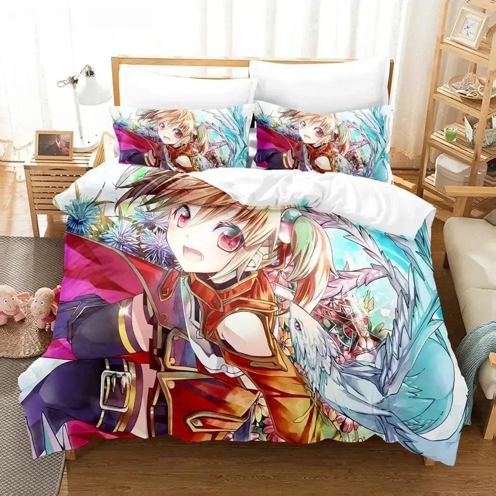 Top 3D  Sword Art Online Bedding Sets Home Textile Pillow Case 3D Bed Linen Duvet Covers Kids Gift Bed Set Home Textiles