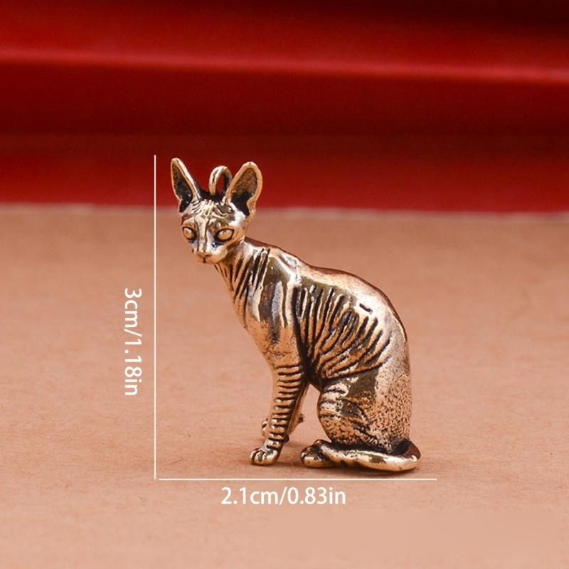 Animal Statues Figurines Retro Cats Statue Figurines Sculptures Tabletop Centerpieces Home Decors Collectibles Figurines