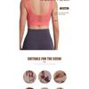 Women Plus Size Breathable Mesh Hollow Out Sports Bra For Yoga Running