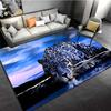 1pc, Animal Leopard Blue Carpet, Door Floor Mat Doormat, Non-slip Floor Mat, Living Room Decor Rug, 3 Sizes, Home Decor, Room Decor