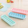 14 Grid Small Ice Hockey Double Plastic Ice Grid Round Love Mould Save Space Ice Box Creative Kitchen Accessories Popsicle Mold