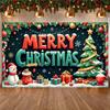 Christmas Banner Winter Themed Christmas Decoration Banner Christmas Event Banner Snowman Motif For School Event Holiday Indoor