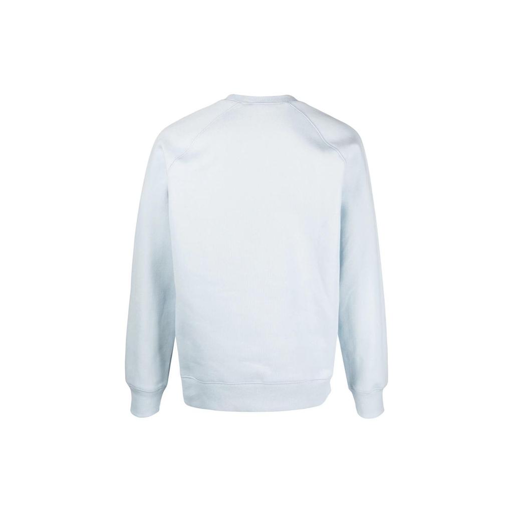 Carhartt WIP Sweatshirts Men's Light Blue Crew Neck Moderate Regular I026383-1GV-XX