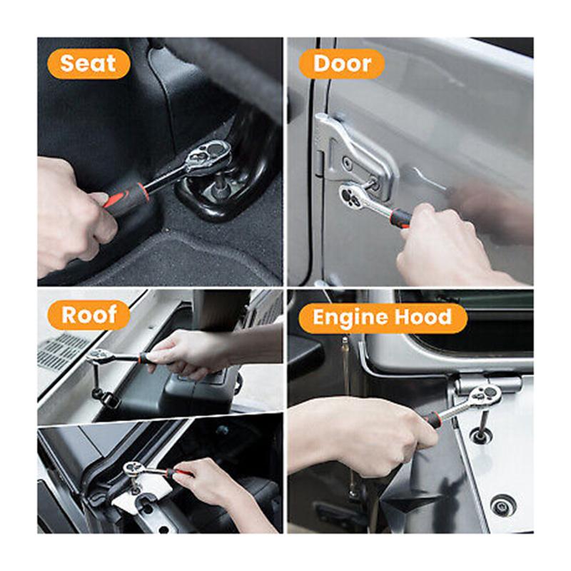 Kit di Attrezzi Torx per la Rimozione del Hard Top e delle Porte, Set di Chiavi di Rimozione per Jeep Wrangler Jl JK Rubicon Sahara Sport 2007-