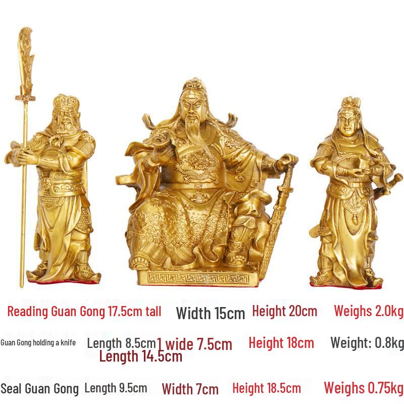 Seasonal Guan Yu Statue