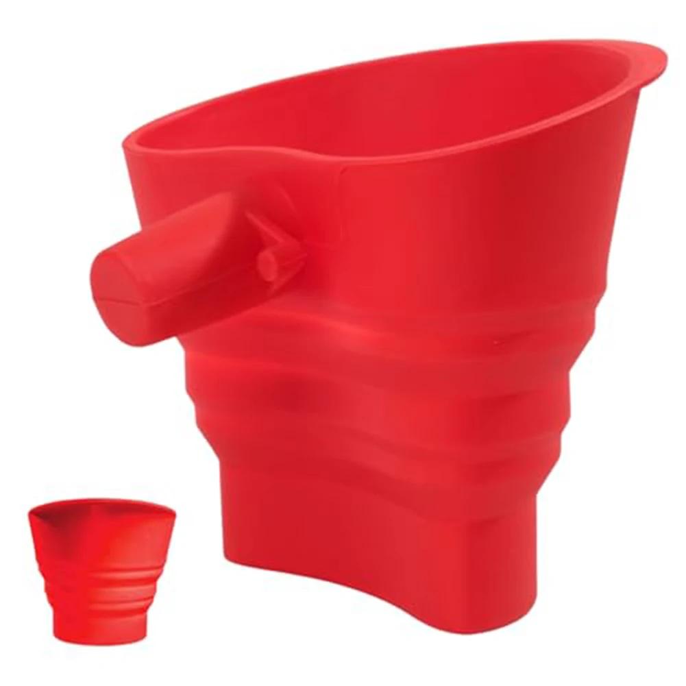 Baking Funnel Flour Funnel Heat Resistant -40 C To 230 C Flexible Sealing Ring Wide Leak-proof Opening For Baking