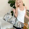Fashion Sequin Tote Bag Shiny Evening Bag Simple Glitter Shoulder Bag  Travel