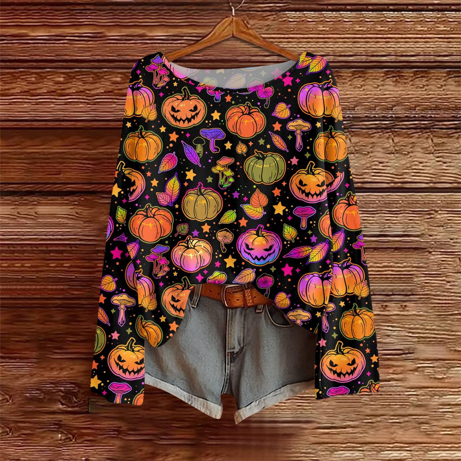 

Рубашки с длинным рукавом для женщин, футболки с принтом, блузки, повседневные базовые топы больших размеров, пуловеры XL шафрановый