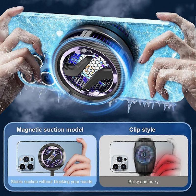 Magnetic Cell Phone Cooler Mobile Phone Game Cooler Magnetic Radiator