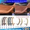 Door Pull Handle Cover with Leather Assembly For BMW X5 X6 F15 F16 2014 -2018