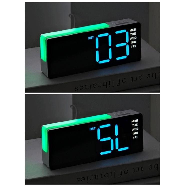 Alarm Clocks for Bedroom Digital Desk Clock for Bedside Nightstand Digital Alarm Clock with Day of Week Duals Alarm Clock
