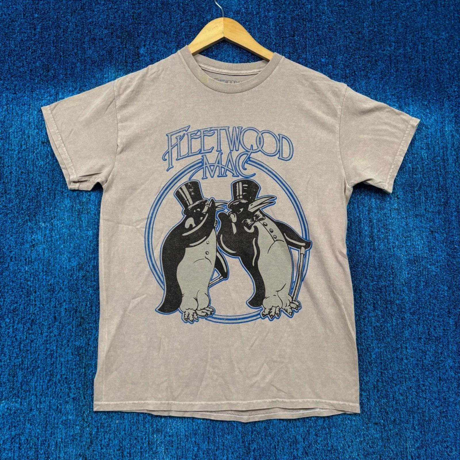 Fleetwood Mac Rumours Album Fancy Penguins Rock Band Tee M XL